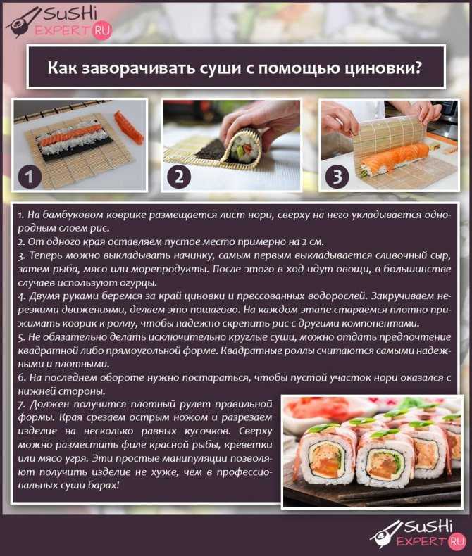 Хранение суши и роллов без риска для здоровья