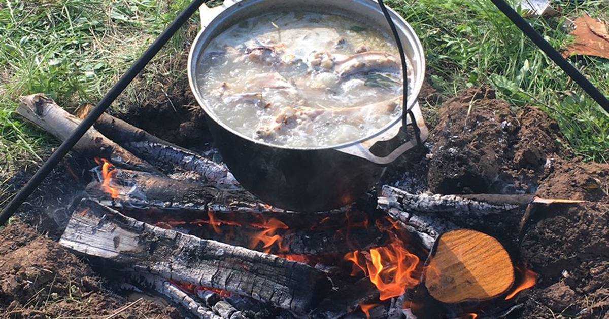Как приготовить уху на костре