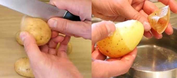 Эффективные способы чистки картофеля