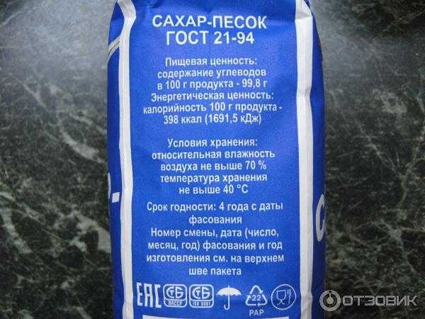 Сластенам на заметку! срок годности сахара и условия хранения продукта