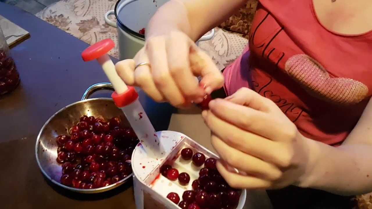 Как удалить косточки из вишен - wikihow