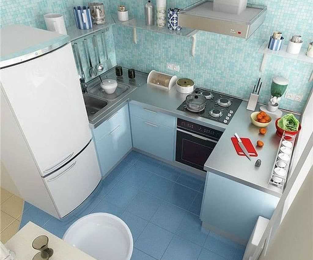 Дизайн кухни 5 кв м - обустройство и планировка маленькой кухни 5 кв м с холодильником, лучшие фото интерьера маленькой кухни