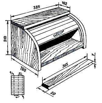 Хлебница своими руками из дерева
