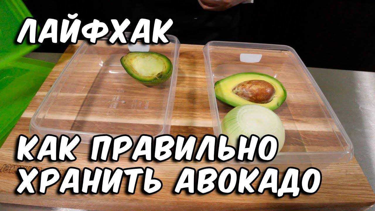 Как хранить авокадо: целиком и после разрезания, можно ли заморозить и положить в холодильник Правила хранения ягоды: температура, сроки и выбор тары