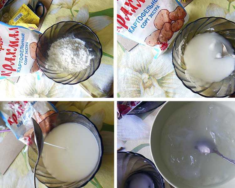 Крахмальный клейстер, приготовление, свойства, применение