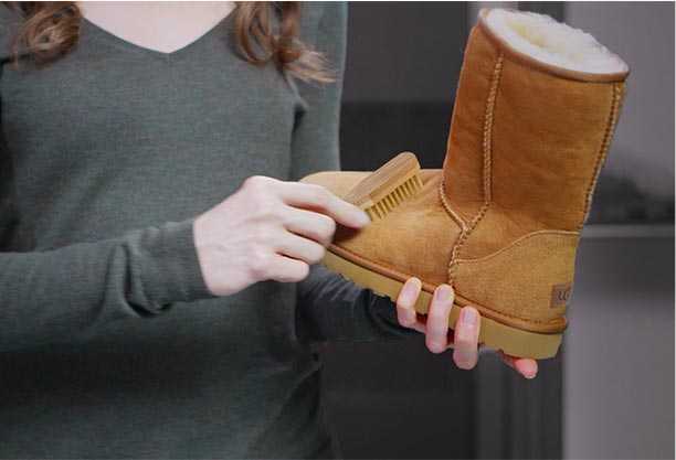 Как чистить угги - wikihow
