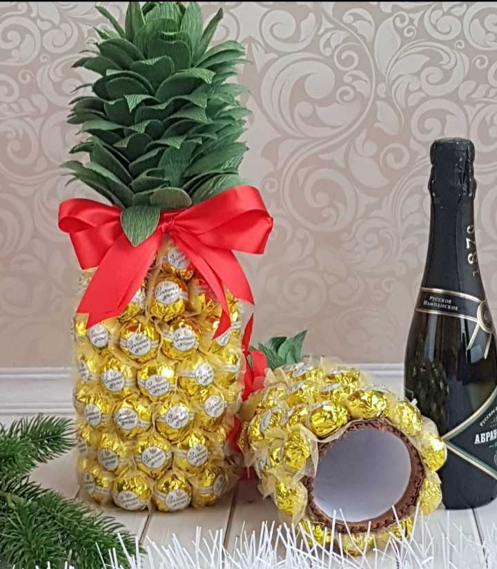 Как украсить бутылку шампанского на новый год 2019