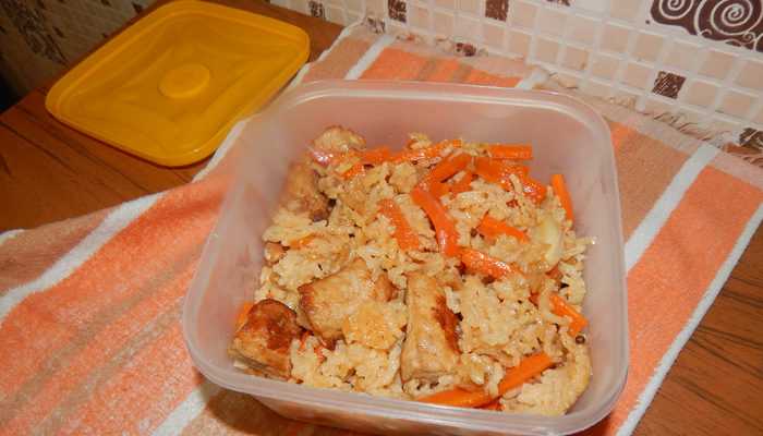 Как оживить вчерашний плов