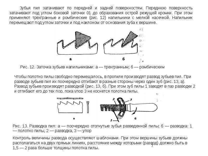 Как заточить зубья на ножовке по дереву самостоятельно инструкция