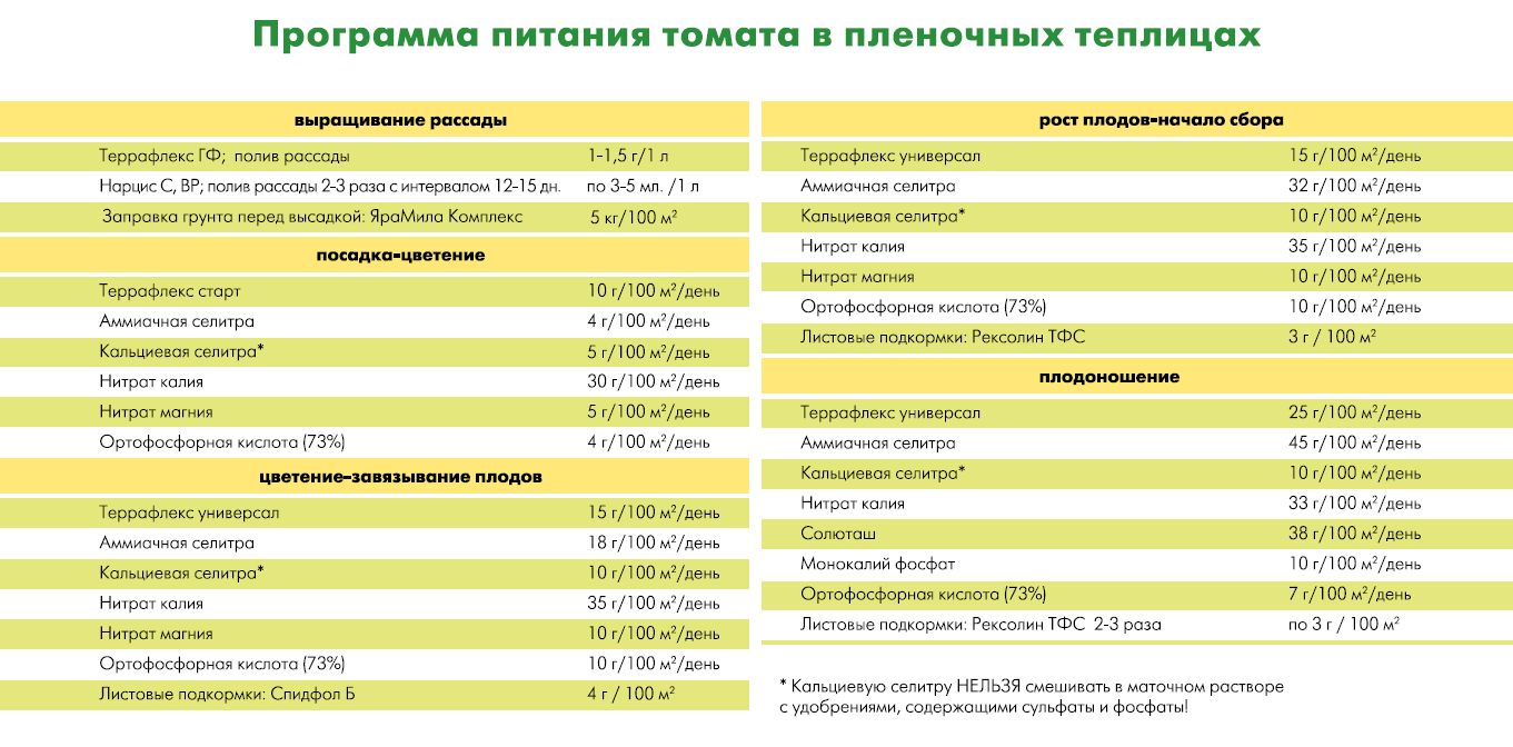 Кальциевая селитра для томатов: инструкция по применению