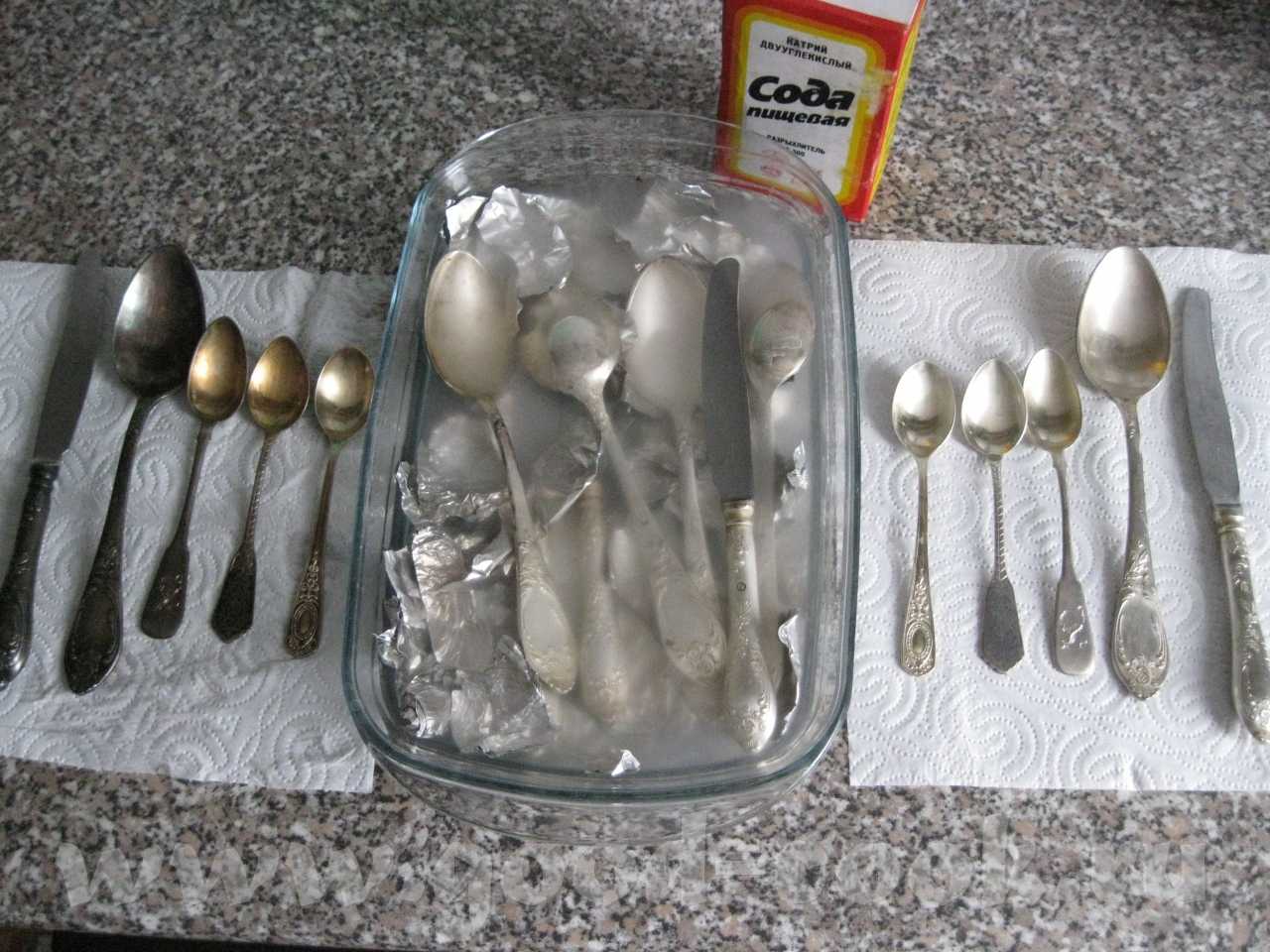 Как содой чистить серебро: с зубной пастой, с уксусом, с нашатырным спиртом, с перекисью водорода, эффективные способы, проверенные рецепты